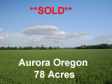77 Acres Aurora Oregon Irrigated Farmland for sale