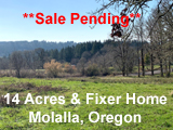 Molalla 14 Acres for Sale