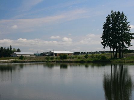 2 Large Barns on McCammon Farm