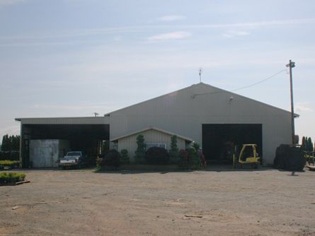 Two large barns