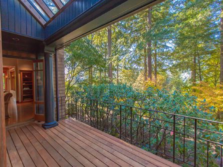 Covered Deck with Skylights