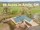 Willamette Valley 86 Acres with Home and Irrigation Water Rights