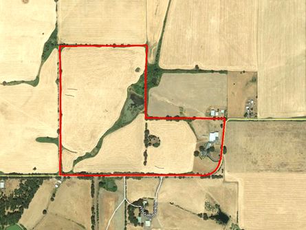 Approximate Boundaries of 86 Acres in Amity, OR